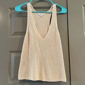 SPLENDID deirdre sweater tank in cream